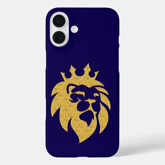 Lion With Crown - Gold Style 1 Case-Mate iPhone Case (Back)