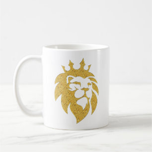 Lion With Crown - Gold Style 1 Coffee Mug
