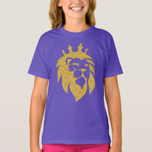 Lion With Crown - Gold Style 1 T-Shirt