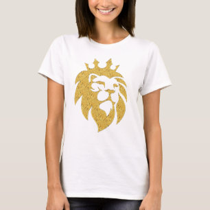 Lion With Crown - Gold Style 1 T-Shirt