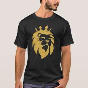Lion With Crown - Gold Style 1 T-Shirt