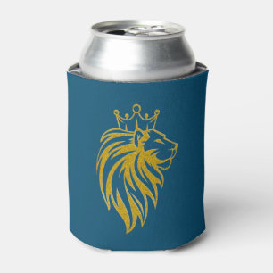 Lion With Crown - Gold Style 2 Can Cooler