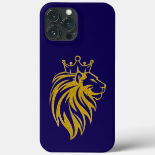Lion With Crown - Gold Style 2 iPhone 13 Pro Max Case