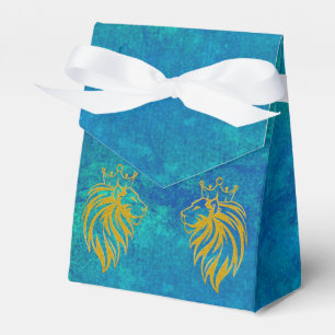Lion With Crown - Gold Style 2 Favour Box