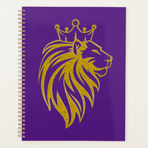 Lion With Crown - Gold Style 2 Planner