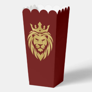 Lion With Crown - Gold Style 3 Favour Box
