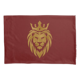 Lion With Crown - Gold Style 3 Pillowcase