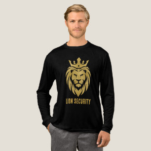 Lion With Crown - Gold Style 3 Tri-Blend Shirt