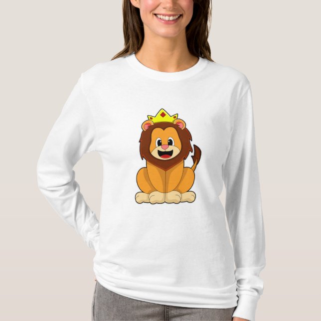 Lion with Crown T-Shirt (Front)