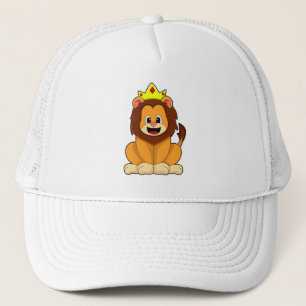 Lion with Crown Trucker Hat