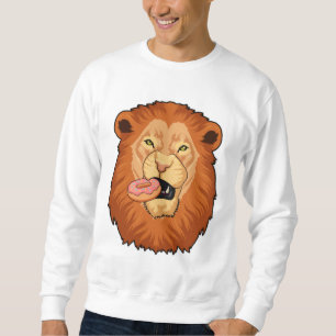 Lion with Donut Sweatshirt