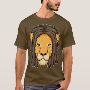 Lion with Dreadlocks short T-Shirt