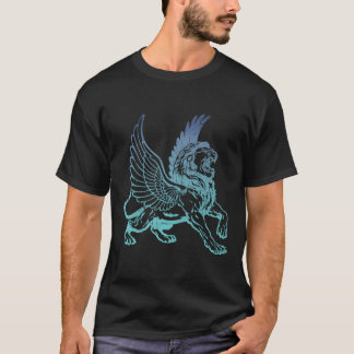 Lion With Eagle Wings Fantasy Magic Creature Mythi T-Shirt