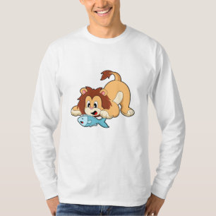 Lion with Fish T-Shirt