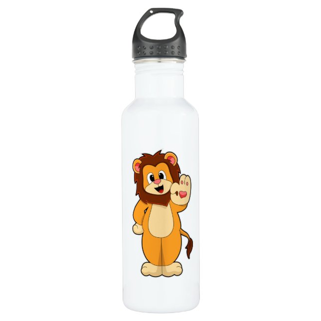 Lion with Mane 710 Ml Water Bottle (Front)