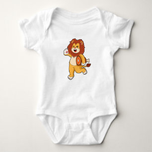 Lion with Meat Baby Bodysuit