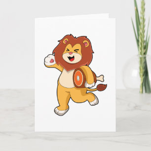 Lion with Meat Card