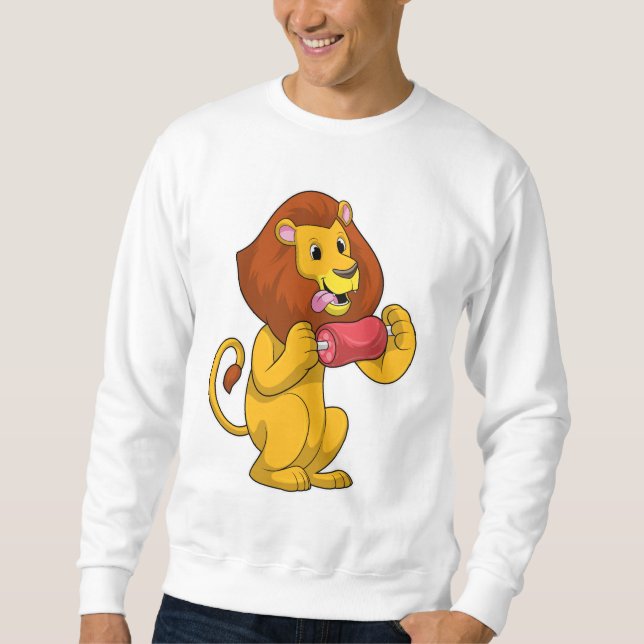 Lion with Meat Sweatshirt (Front)