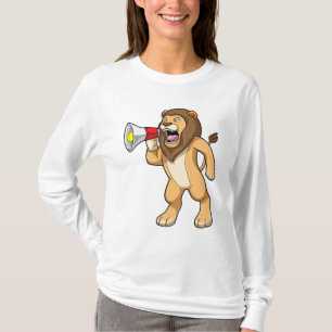Lion with Microphone T-Shirt