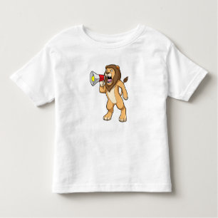 Lion with Microphone Toddler T-Shirt