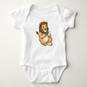 Lion with Nail arrows Baby Bodysuit