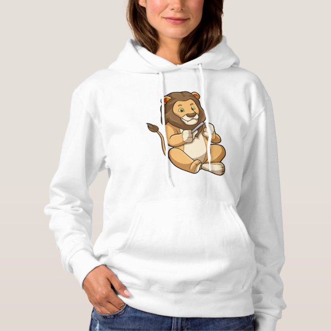 Lion with Nail arrows Hoodie (Front)