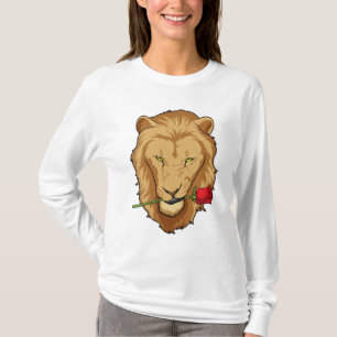 Lion with Rose T-Shirt