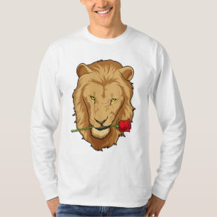 Lion with Rose T-Shirt