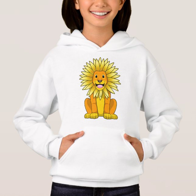 Lion with Sunflower Flower (Front)