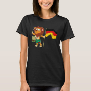 Lion with the Germany flag T-Shirt