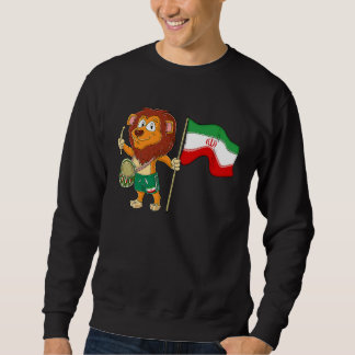 Lion with the Iran flag Sweatshirt