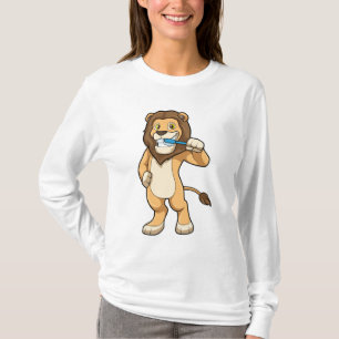 Lion with Toothbrush T-Shirt