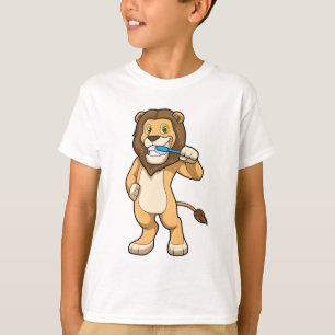 Lion with Toothbrush T-Shirt