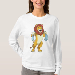 Lion with Towel for Shower T-Shirt