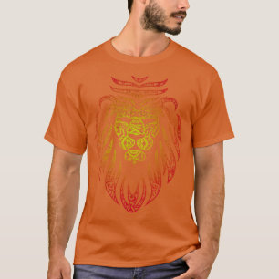 Lion with tribal tattoos T-Shirt