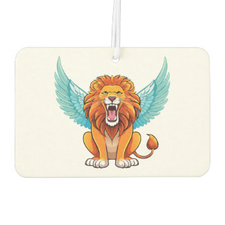 Lion with wings car air freshener