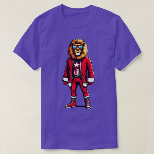 Lion Xmas T-Shirt (Design Front)