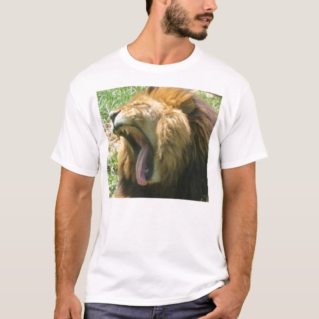 Lion Yawn T-Shirt (Front)
