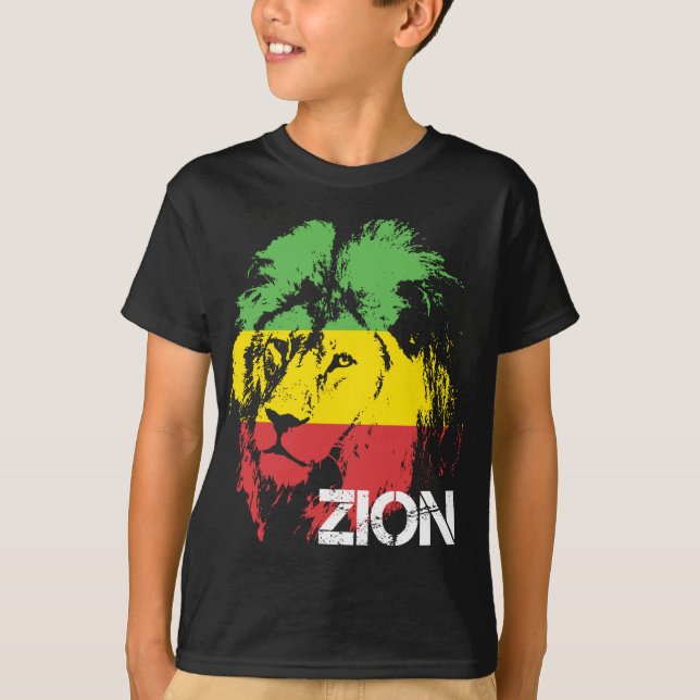 Lion Zion T-Shirt (Front)