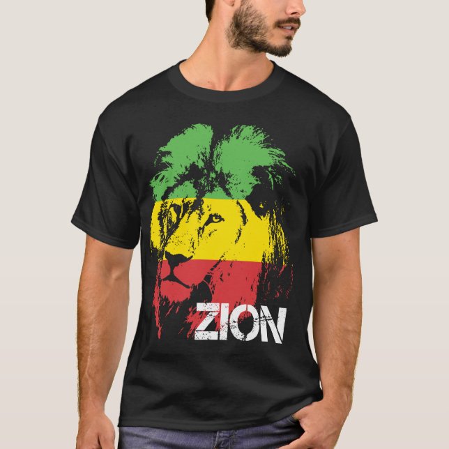 Lion Zion T-Shirt (Front)