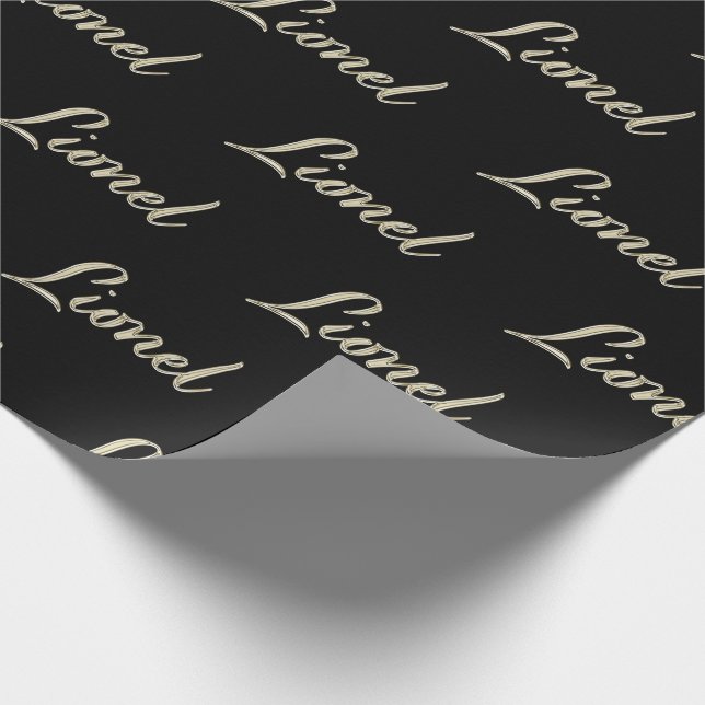 Lionel First Name Name edles Gift Paper (Corner)