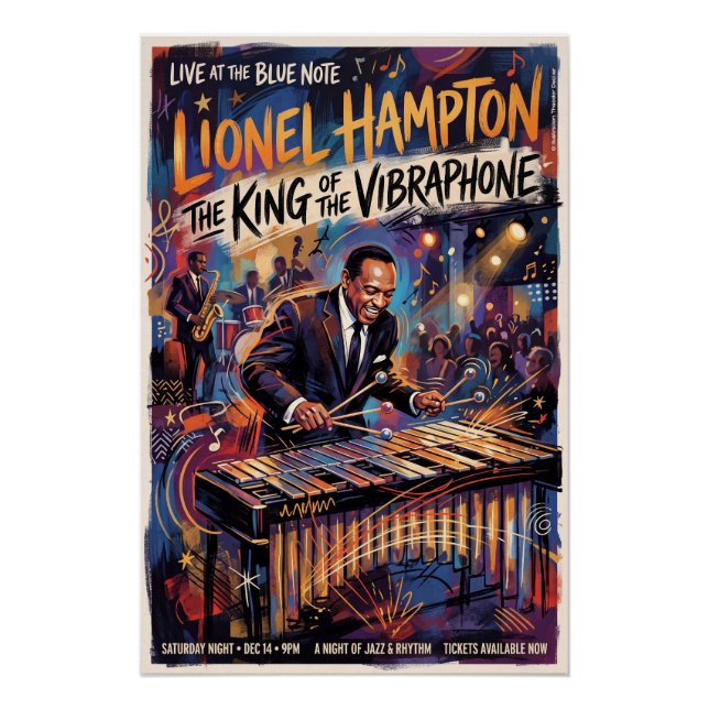 Lionel Hampton Live  Poster (Front)