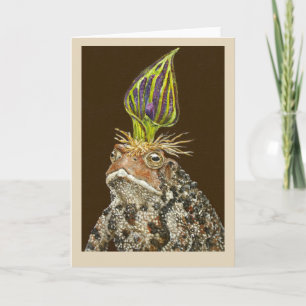 Lionel the Toad greeting card