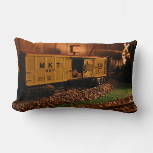 Lionel Train Scene- Open Boxcar- Pillow