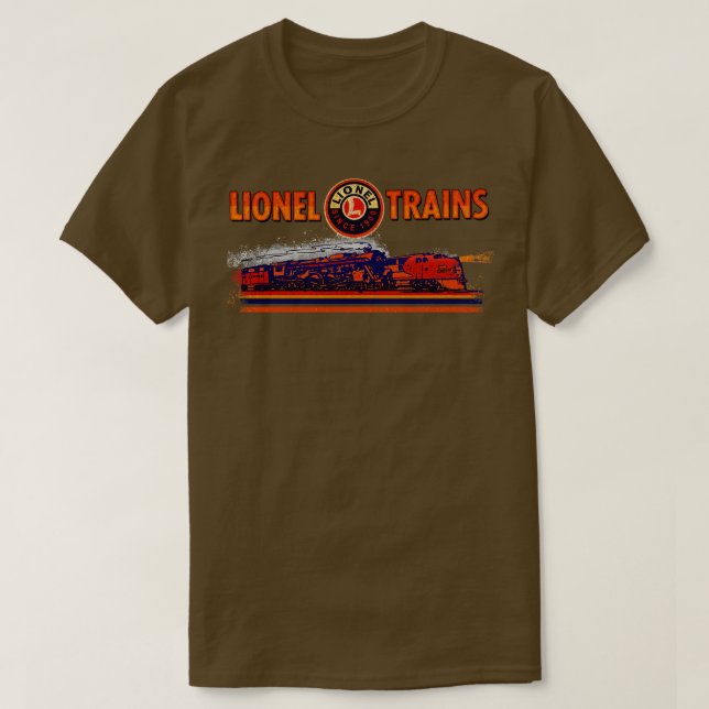 Lionel Vintage Model Trains USA T-Shirt (Design Front)