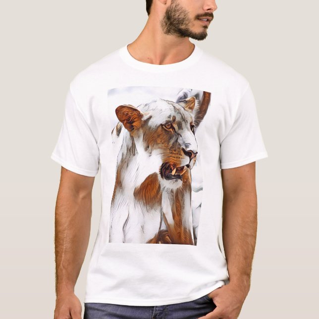 Lioness digitally edited T-Shirt (Front)