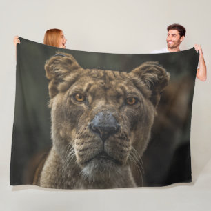 LIONESS FLEECE BLANKET