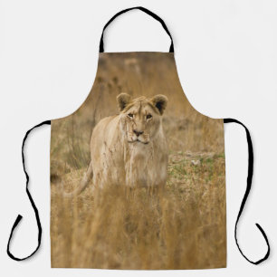 LIONESS IN THE GRASS APRON