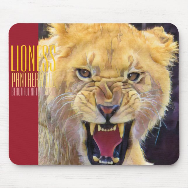 Lioness [Mouse pad] Mouse Pad (Front)
