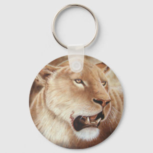 Lioness on her Kill Key Ring